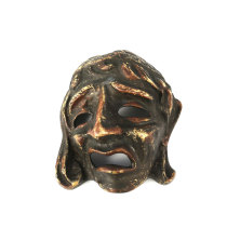 Europe Reflux Centuries-old Brass Small Mask Pendant and Leiron jug 3709