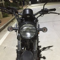 Retro motorcycle lampshade rebel motorcycle modified fence net