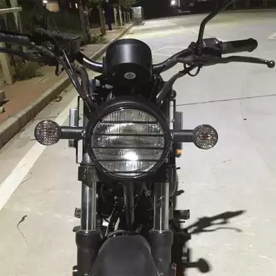 Retro locomotive living room lampshade Rebel Moto modified fence net