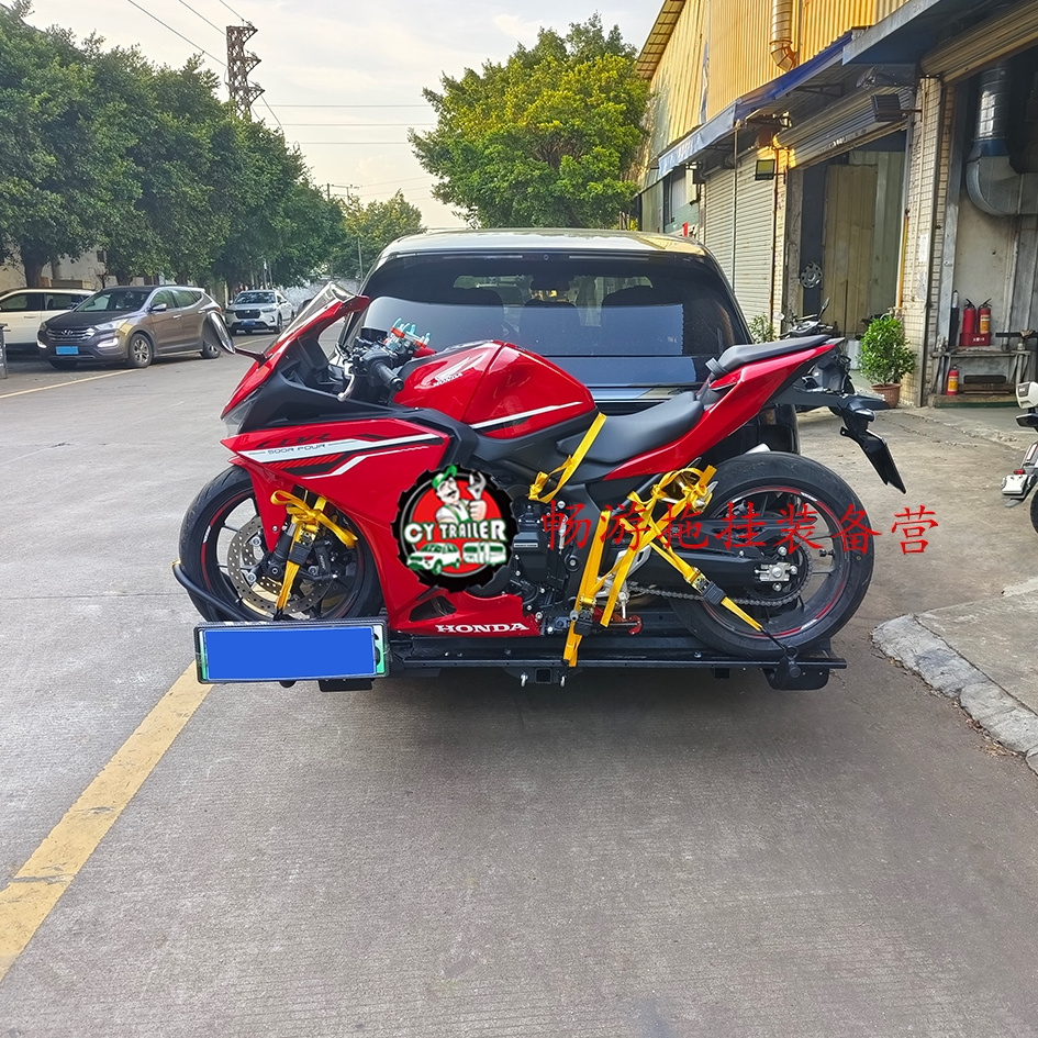 ตะขอพ่วงแบบสามจุด Ideal L7 ตะขอพ่วง ชั้นวางของด้านหลังรถยนต์ ชั้นวางของติดตั้งบนรถ ชั้นวางของติดตั้งด้านหลังสำหรับรถจักรยานยนต์