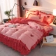 Net in Red chúa gió giường bông hồng giường bông váy một gia đình bốn cô gái dễ thương ren chăn - Bộ đồ giường bốn mảnh