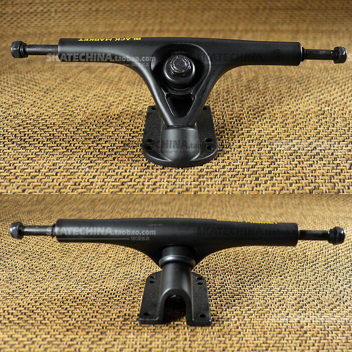 Black Market longboard bracket aluminum alloy longboard bridge dance board speed drop 180mm and Paris-SCC