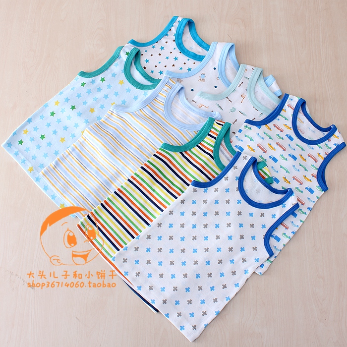 Children's Day baby clothes summer boy baby cotton bottoming vest outside multicolor 80-95