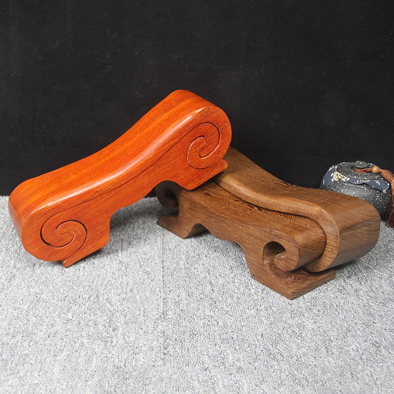 Chicken Wings Wood Cervical Spine Pillow Mandarin Wood Pillow Red Flowers Pear Wood Massage Pillow Ancient Pillow Summer Neck Repair Pillow Cool Pillow