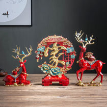 New Chinese Creative Wine Cabinet Decorations TV Cabinet Pendulum Pieces of Finance Office Process Living room Xuanguan Home Gift