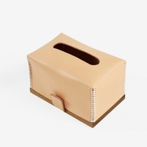 MUMO Wood Ink Plant Tannic Wood Paper Towel Box Toilet Living Room Creative Tea Table Minima Light Lavish Bathroom Crammy