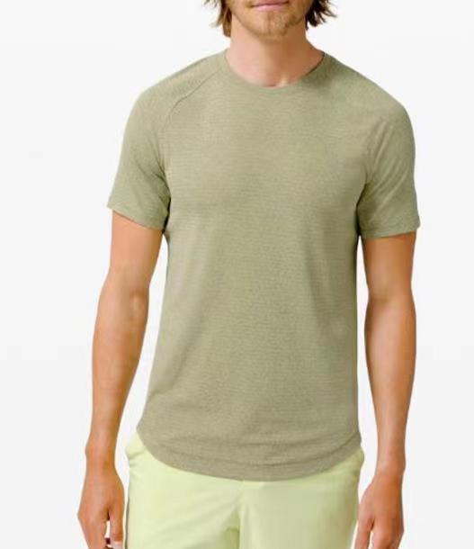 LU Terrace Summer New Man Speed Dry T-shirt Three-dimensional Tailoring Type Pro-Skin Soft Breathable Motion Short Sleeves
