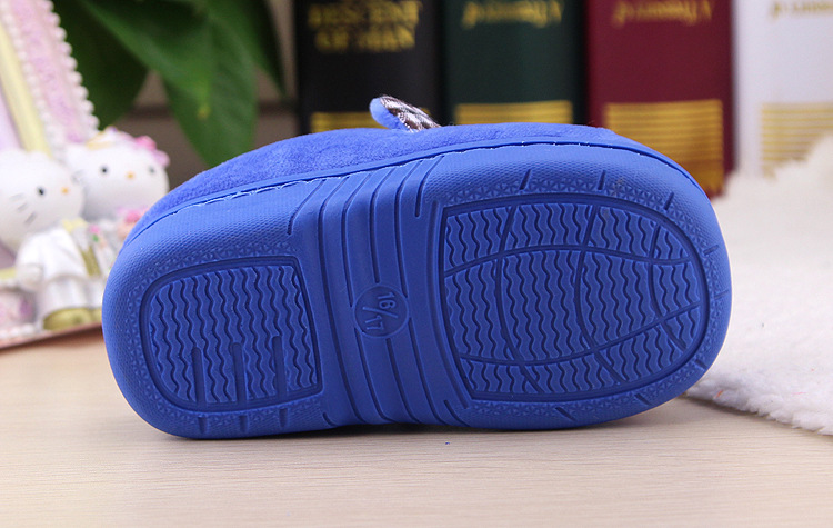 Chaussons enfants en suède pour hiver - semelle caoutchouc - Ref 1007042 Image 19