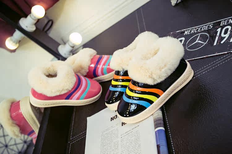 Chaussons enfants en autre pour hiver - semelle caoutchouc Wear - Ref 1006147 Image 23