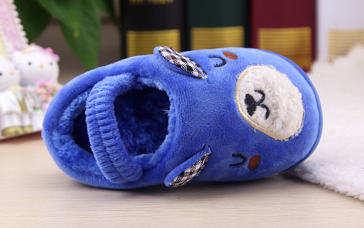 Chaussons enfants en suède pour hiver - semelle caoutchouc - Ref 1007042 Image 18