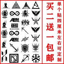 Two-dimensional tomorrow Ark game anime tattoo stickers camp icon sticker Lapland to customize