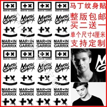 DJ Global Hundred Martin Garris Martin Garrix logo little Martin hand face sticker