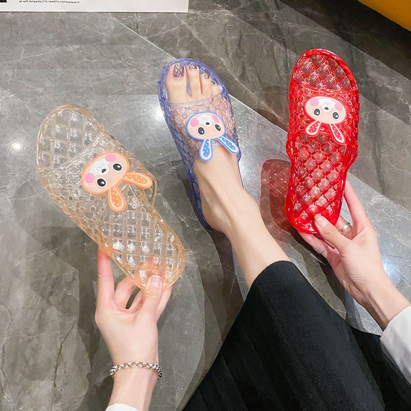 Tinghai 2023 Summer Crystal Glass Slippers for Women, Outdoor Wear, Bathroom Shower, Non-Slip, Crystal Transparent, All Seasons, Odor-Resistant, Cool Tinghai 2023 Summer Crystal Glass Slippers for Women, Outdoor Wear, Bathroom Shower, Non-Slip, Crystal Transparent, All Seasons, Odor-Resistant, Cool