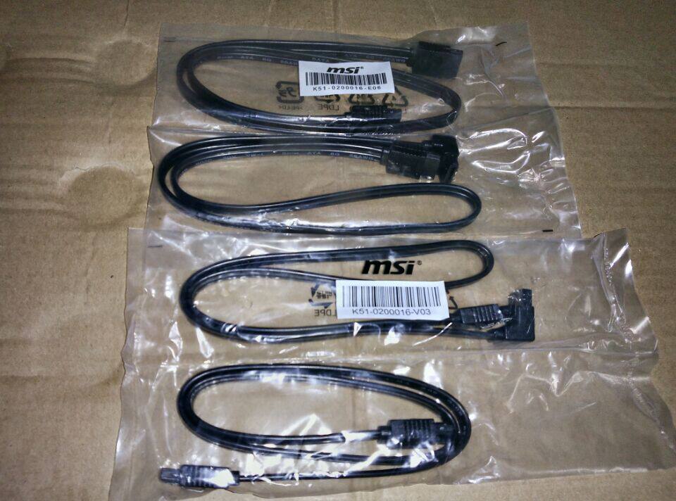 MSI sata3 0 data cable MSI3 0 serial hard disk cable ssd solid state hard disk cable has been bent