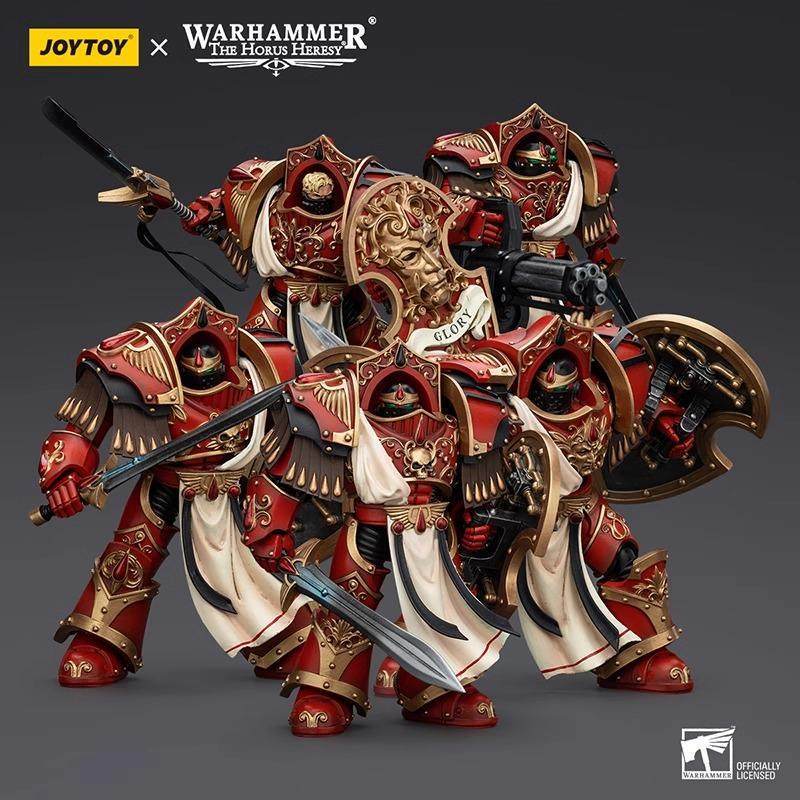 Joytoy Dark Source Horus Rebellion Blood Angels Scarlet Saint Knight Scarlet Model Action Figure