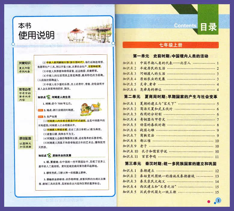 2018新版PASS绿卡图书图解速记初中政治历史