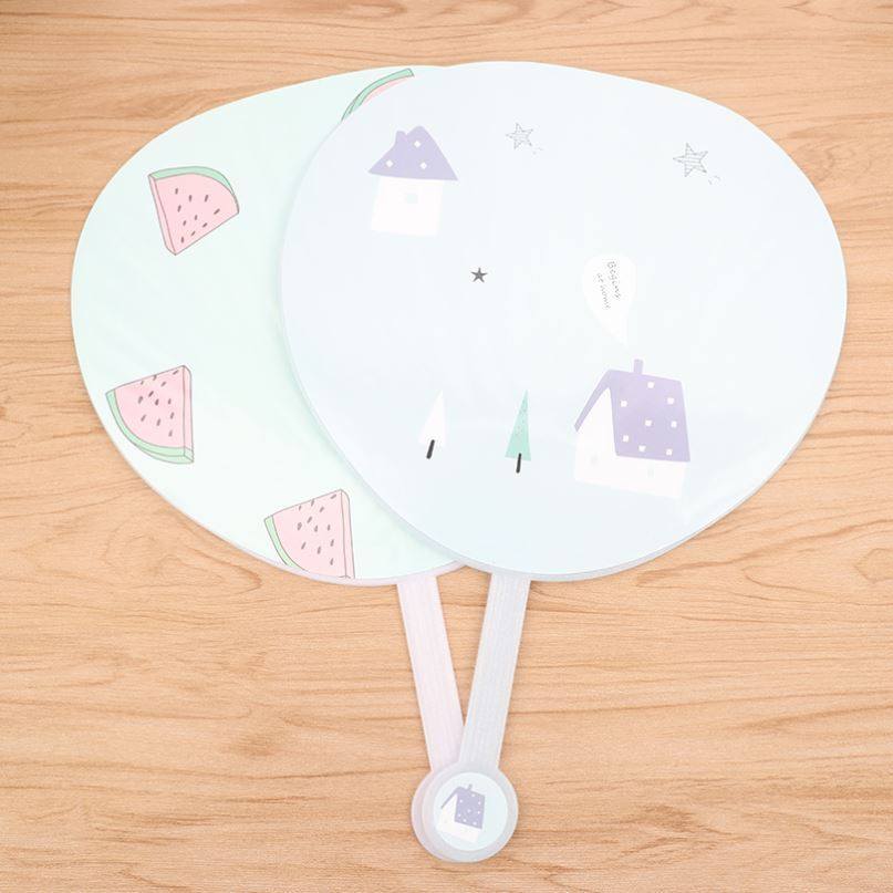 Fan Summer Portable Plastic Summer Cool Fan Field Wind Delicate Hand Fan Light Riding Small Fan Men And Women Style