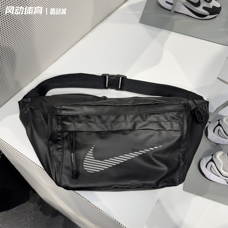 Nike Large-Capacity Crossbody Bag for Men and Women, Sports Waist Bag, Outdoor Casual Chest Bag, Shoulder Bag Db4697-010