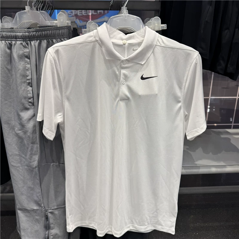 Поло спортивное Nike для отдыха с быстрой сушкой, дышащее, с коротким рукавом