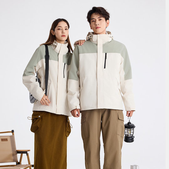 Women's Jacket 2025 New Three-In-One Windproof and Waterproof Outdoor Mountaineering Clothing Couple Style Tibet Travel Jacket for Men