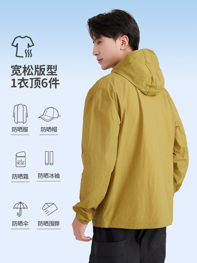 Sun Protection Clothing for Women, Original Yarn Material, Breathable Uv Protection Clothing for Summer 2025, Skin-Friendly Jacket for Men