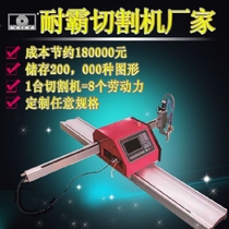 Wuhan Niba direct sales small portable CNC flame cutting machine metal blanking small CNC cutting machine hot sale