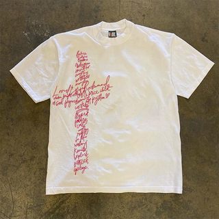 Overseas orders are tail goods ~ the counter withdraws the foreign trade port trend brand pure cotton short-sleeved t-shirts for men and women. loose tops for men and women