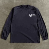 Хлопковый лонгслив для влюбленных, в американском стиле, оверсайз