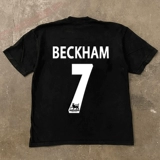 Хлопковая футболка с коротким рукавом, в американском стиле, 100% хлопок, оверсайз