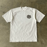 Хлопковая футболка с коротким рукавом, в американском стиле, оверсайз