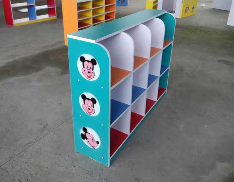 Kindergarten Toy Cabinet Children's Toy Containing Layer Rack Schoolbag Shelf Shoes Cabinet Collection of Miscellaneous Containing Cabinet Special Price