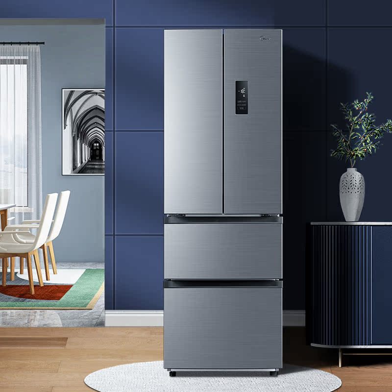 Midea refrigerator 4 four door variable frequency class energy saving household medium open four doors without Frost double door double door 323