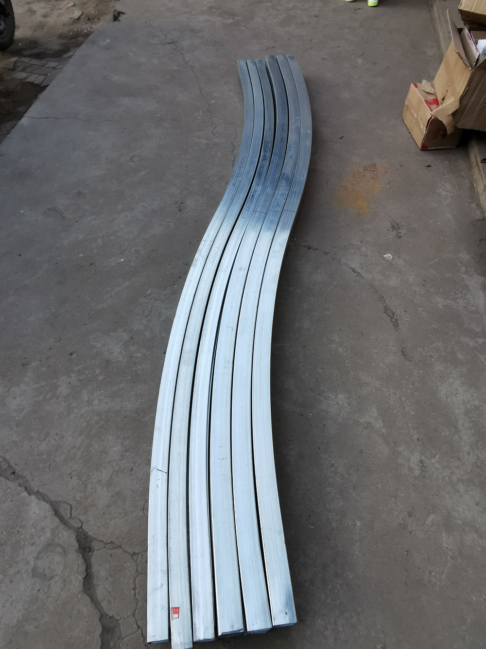 Thicking door top arc accessories without groove door curved door arc gate curved door bending pipe of iron torque tube