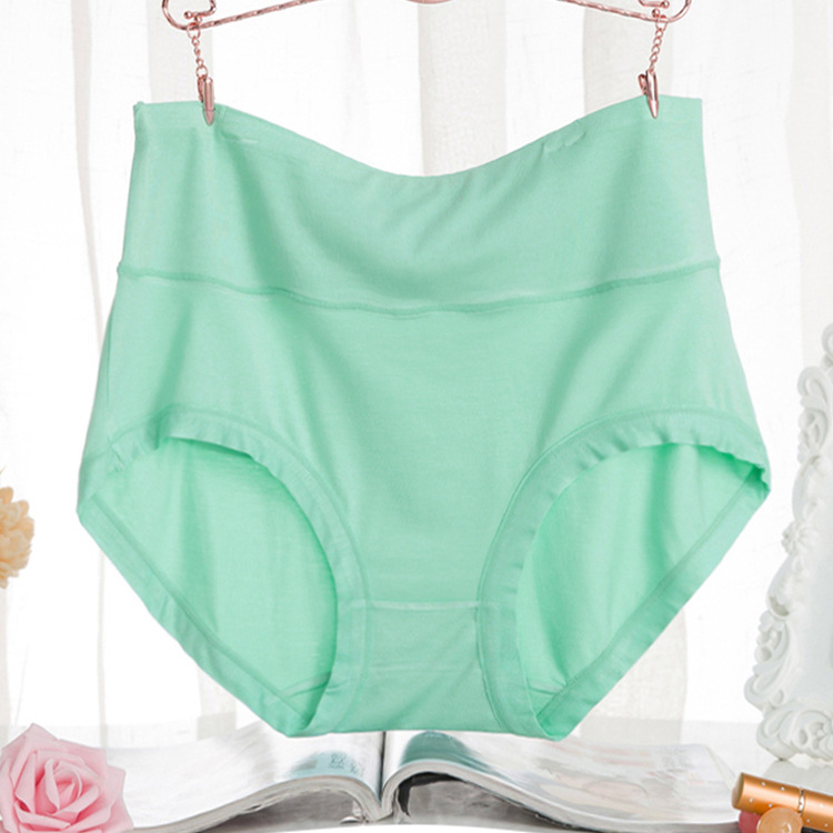 240 kg kích thước lớn chất béo MM rắn màu cao eo đồ lót cotton nữ trung niên quần và phân bón tăng quần lót bầu