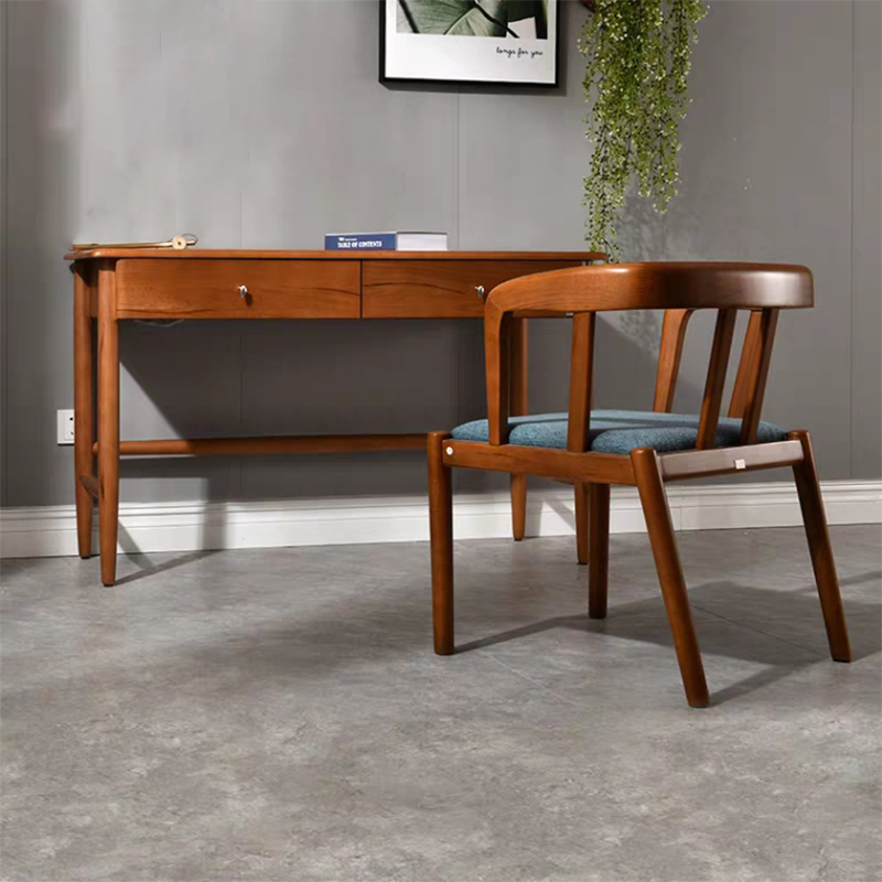 Federal furniture Nordic simple combination desk chair beech wood all solid wood desk computer desk writing desk study furniture