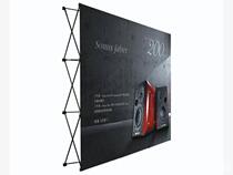 Tie pull net display stand background wall display stand aluminum alloy conference event advertising 3x3 3X4 folding poster easel
