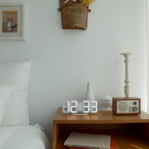 * Tablets * Korea ins creative desktop smart luminous led digital clock simple electronic clock bedside wall clock