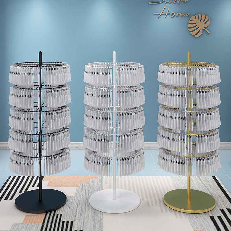 Floor-standing socks swivel lingerie shorts display stand slippers socks display rack stall jewelry store merchandise shelves