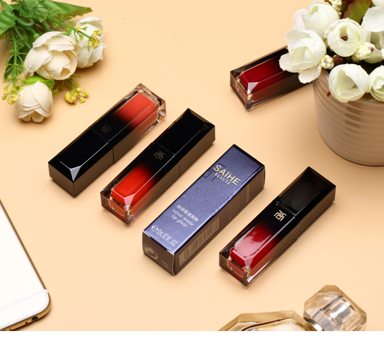 Nhung hàn quốc matte lip men nhuộm lip son môi lỏng giữ ẩm lâu dài giữ ẩm không đánh dấu son bóng son bóng 	son bóng tint	