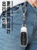 Business Car Keychain Comes Standard with a Double Leather Strap, Simple and High-End Car Keychain Strap with Keychain Lock, Anti-Lost Waist Hanging