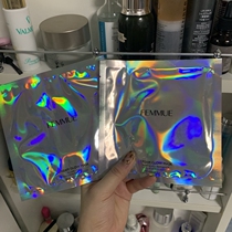 Spot Japanese small crowd FEMMUE natural organic bright white moisturizing anti-old elastic mask single piece whole box