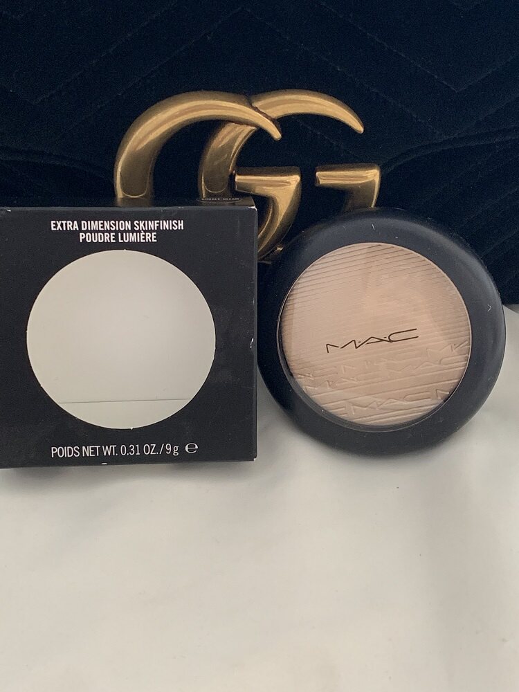 Spot MAC Phantom with polarized high light powder cake Double Gleam ginger alternative