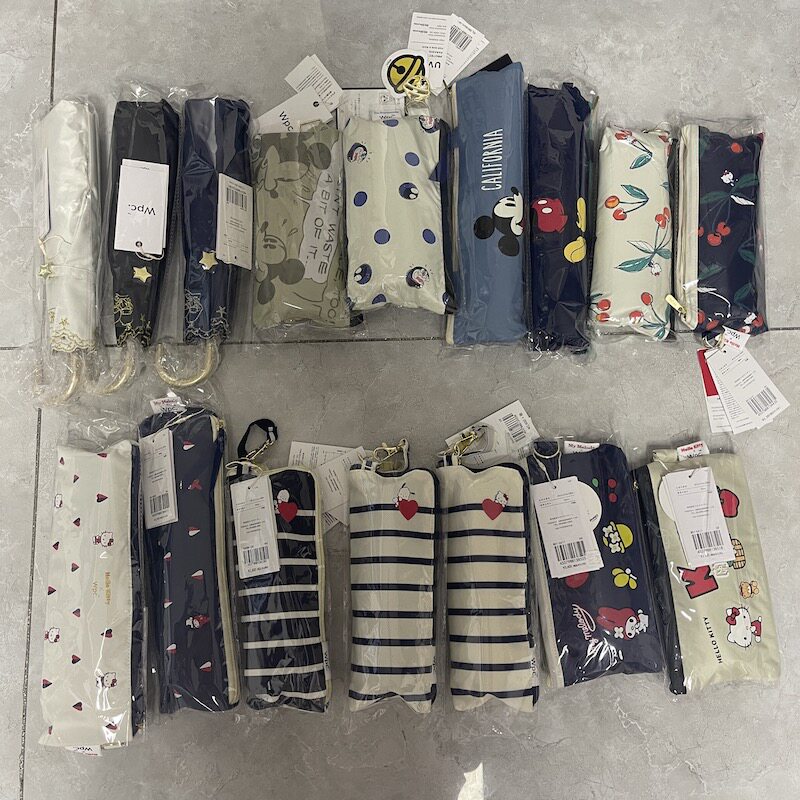wpc Japan 21 years new limited sunny umbrella parasol Mickey pudding dog Gemini cat and mouse