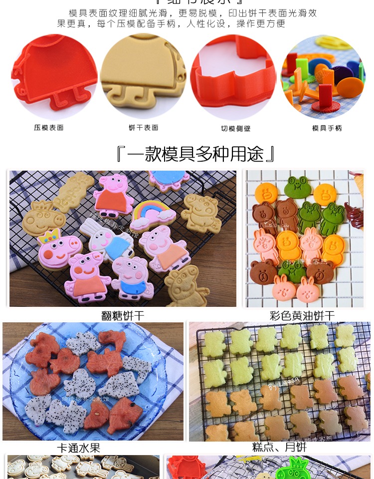 Giáng sinh chủ đề Halloween cá nhân tùy chỉnh cookie khuôn nhà làm bằng tay khoai môn làm bánh kẹo mềm khuôn bánh căn