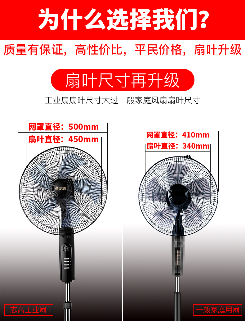 quạt hơi nước boss s102 Chigo quạt điện máy tính để bàn dọc sàn quạt công nghiệp máy móc với gió lớn lắc đầu điều khiển từ xa vị trí quạt im lặng - Quạt điện quạt ly tâm công nghiệp