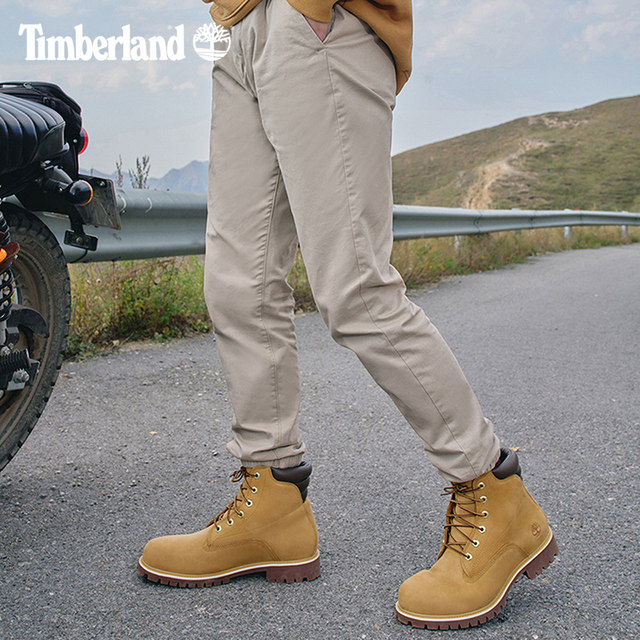 Timberland Timberland ຢ່າງເປັນທາງການ unbeatable ເກີບຜູ້ຊາຍ rhubarb boots Martin boots waterproof leather too large 37578