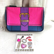 EL Estee Lauder canvas denim bag pattern makeup storage bag 20202020Gift bag unpacking tape sticker