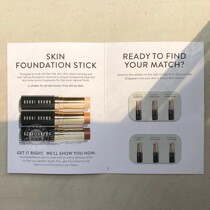 American version of bobbi brown Bobbi Brown Shuying balance powder makeup strip test color card six-color medium and small sample concealer