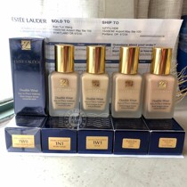 EL American version of Estee Lauder DW durable liquid foundation 30ml 0N1 oil control concealer 1W1 oil skin 1C0 spot