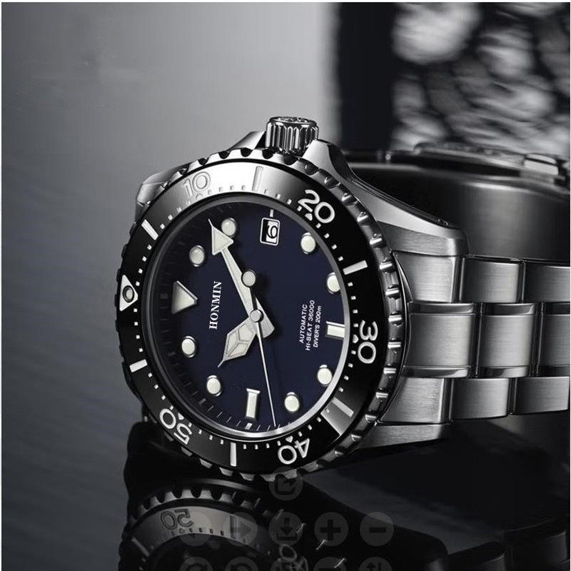 Classic Automatic Sports Watch With Luminous Hands For Business_voghion.com